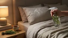 就寝前に寝室でローズマリー入りの水を噴霧する:その目的と推奨理由